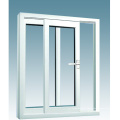 Dernière fenêtre coulissante en aluminium de double vitrage de conception / cadre en alliage d&#39;aluminium